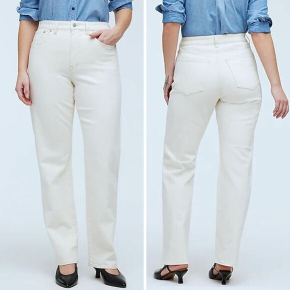 New! Madewell‎ The Curvy '90s Straight Jean vintage canvas, size 29 - Picture 1 of 15